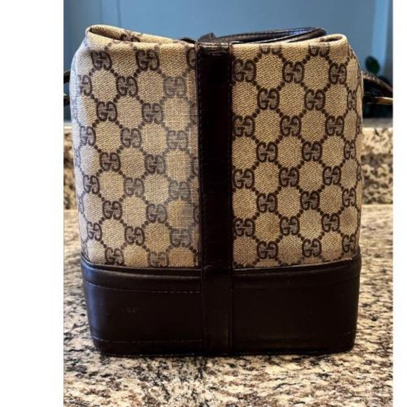 1960' GUCCI ANTIQUE TRAIN CASE LUGGAGE BAG - Picture 7 of 16